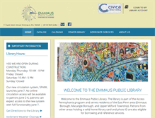 Tablet Screenshot of emmauspl.org